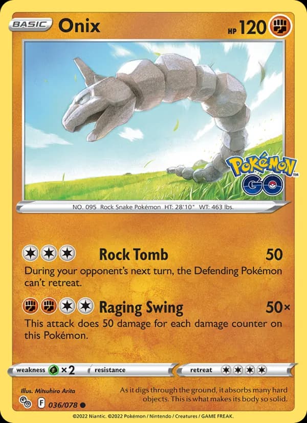 Onix – Pokémon GO 036