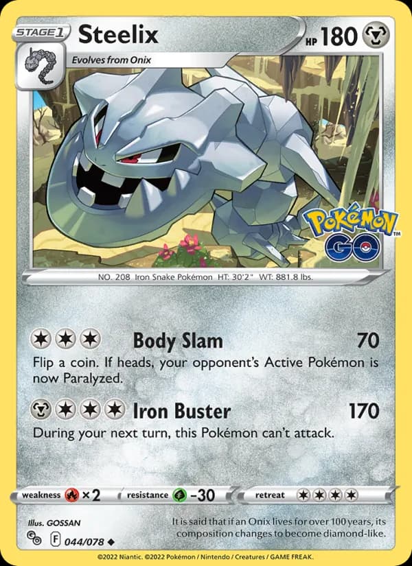 Steelix – Pokémon GO 044