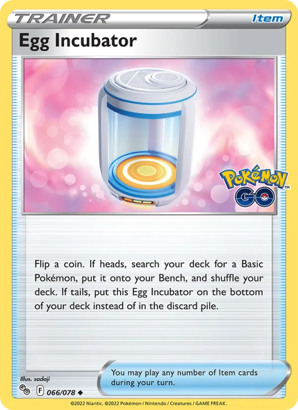 Egg Incubator – Pokémon GO 066
