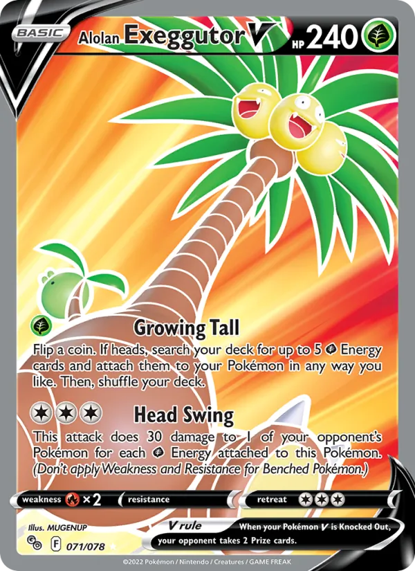 Alolan Exeggutor V – Pokémon GO 071
