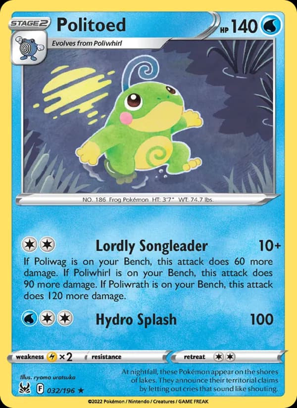 Politoed – Lost Origin 032