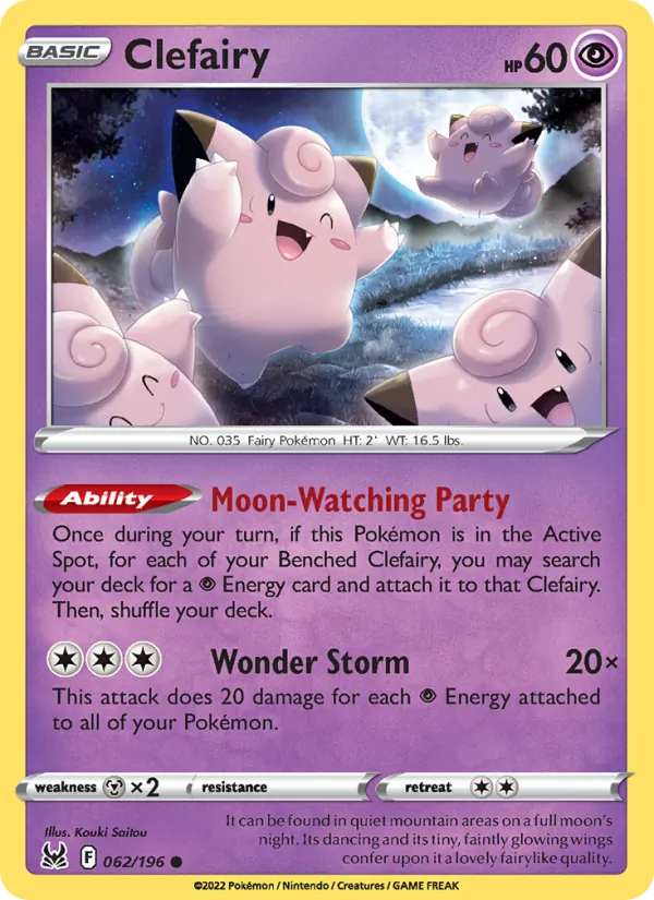 Clefairy – Lost Origin 062