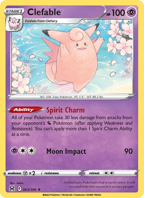 Clefable – Lost Origin 063