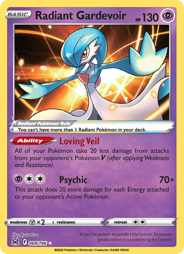 Radiant Gardevoir – Lost Origin 069