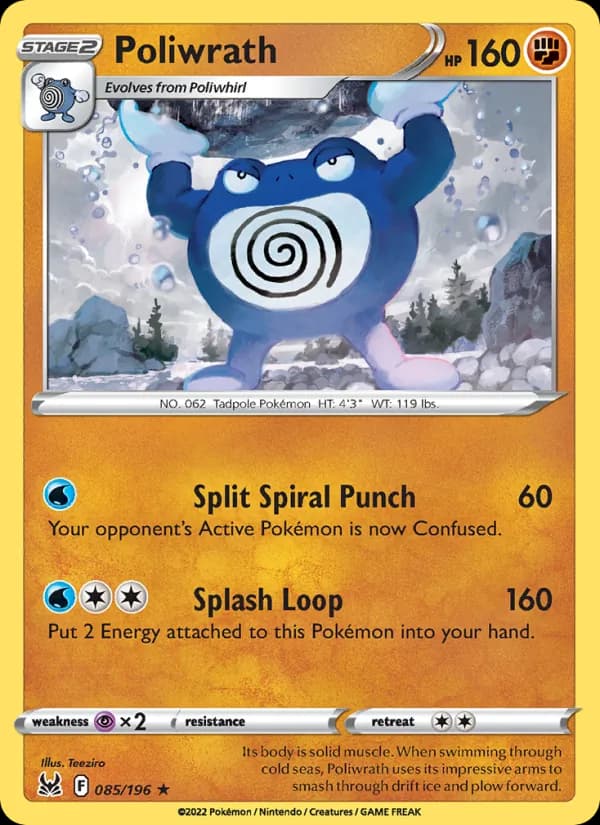 Poliwrath – Lost Origin 085