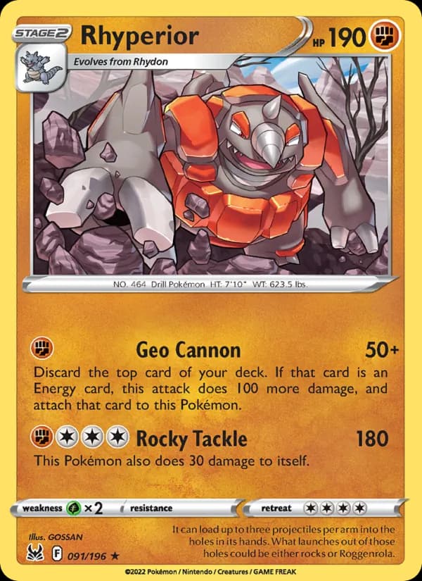 Rhyperior – Lost Origin 091