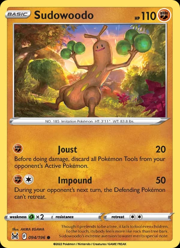 Sudowoodo – Lost Origin 094