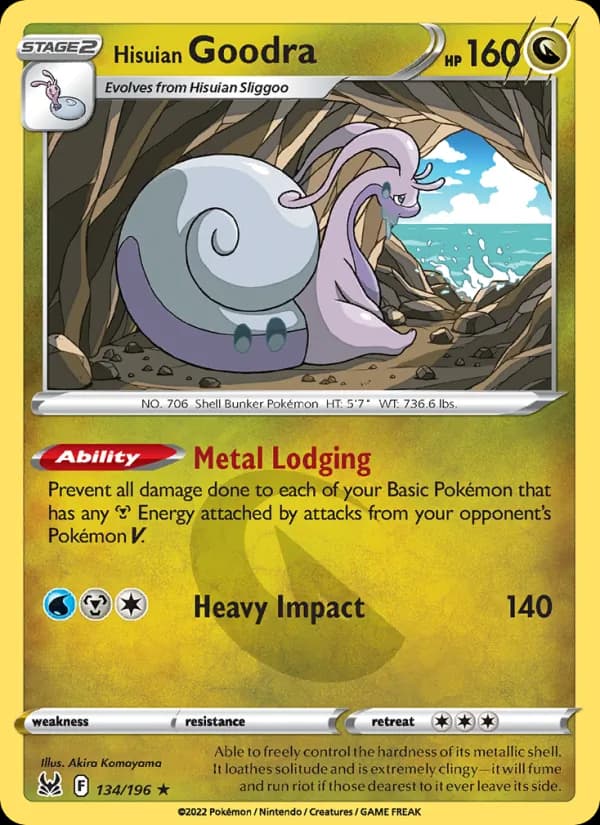 Hisuian Goodra – Lost Origin 134