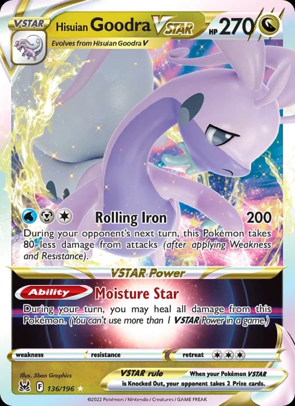Hisuian Goodra VSTAR – Lost Origin 136
