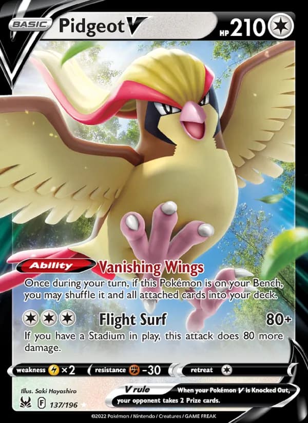 Pidgeot V – Lost Origin 137