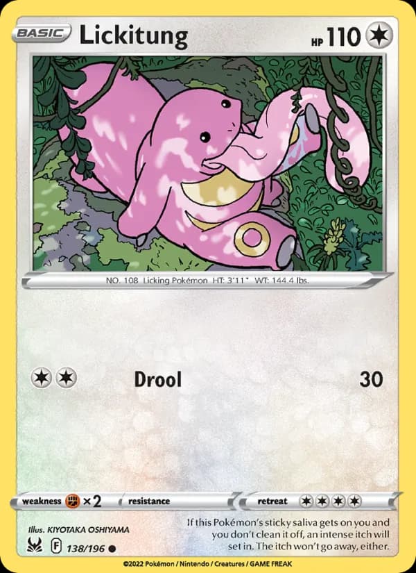 Lickitung – Lost Origin 138