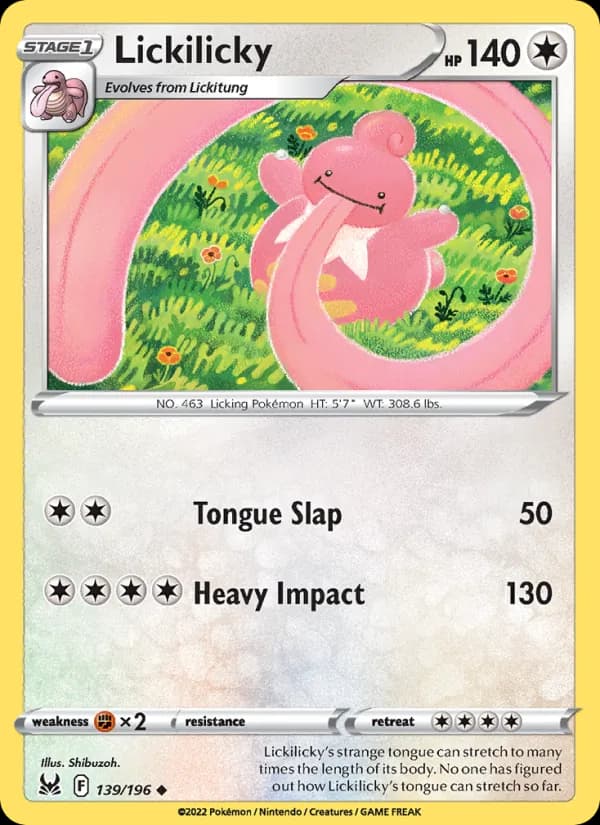 Lickilicky – Lost Origin 139
