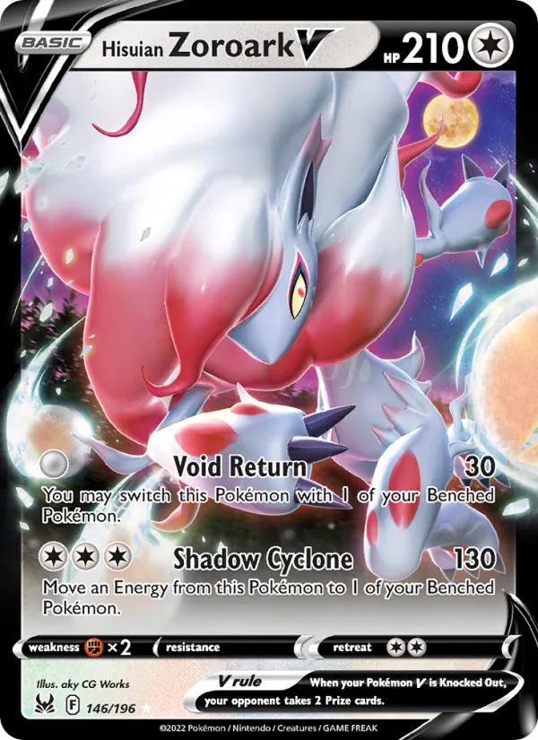 Hisuian Zoroark V – Lost Origin 146