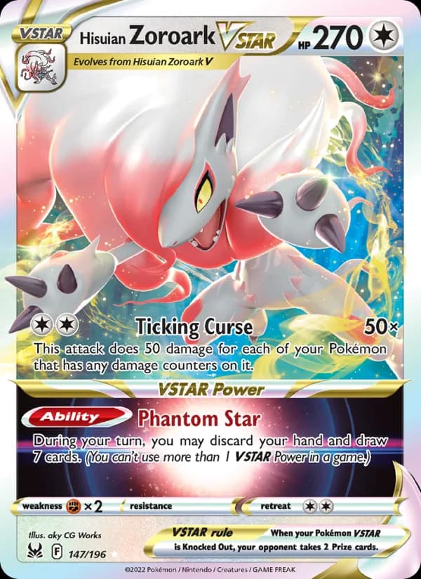 Hisuian Zoroark VSTAR – Lost Origin 147