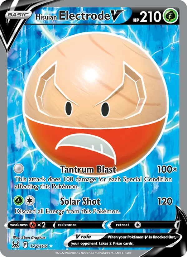 Hisuian Electrode V – Lost Origin 172