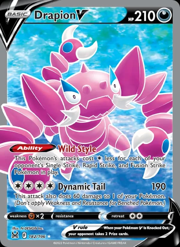 Drapion V – Lost Origin 182