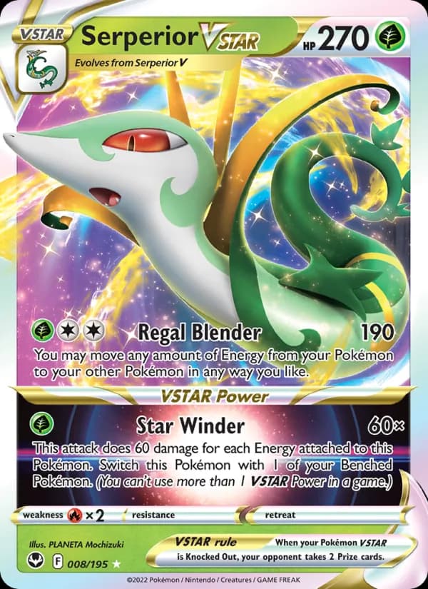 Serperior VSTAR – Silver Tempest 008