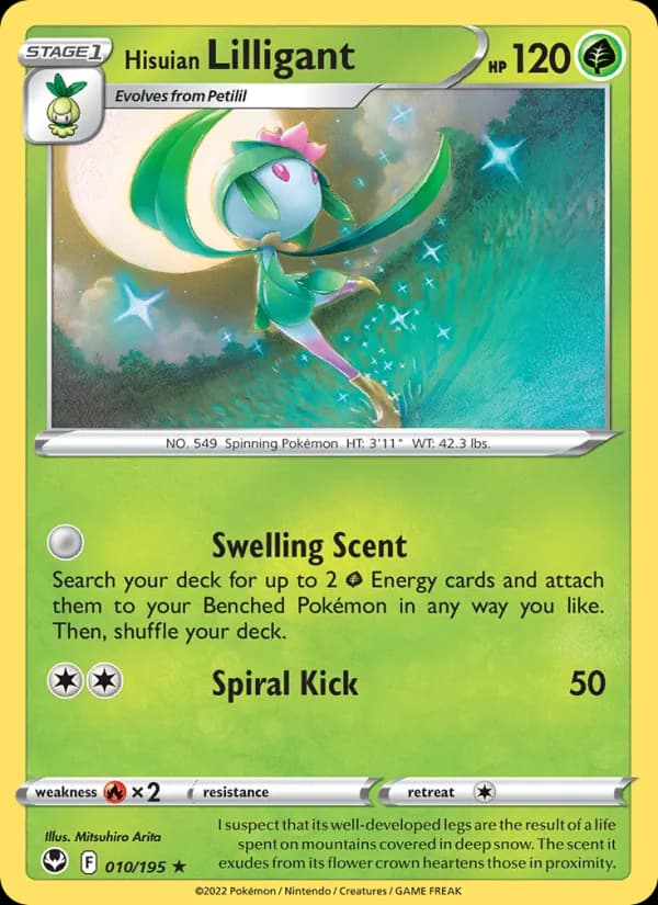 Hisuian Lilligant – Silver Tempest 010