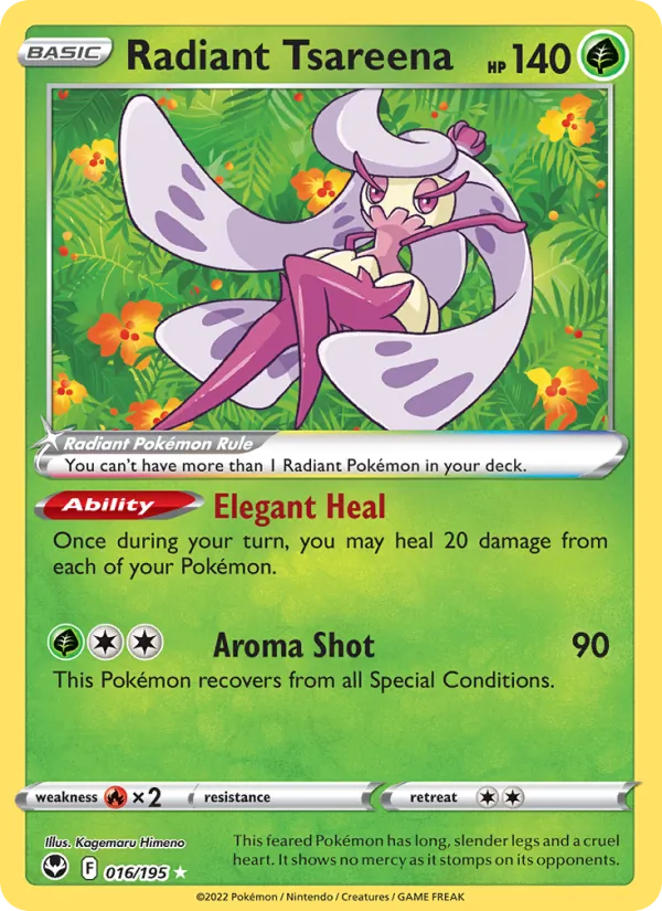 Radiant Tsareena – Silver Tempest 016