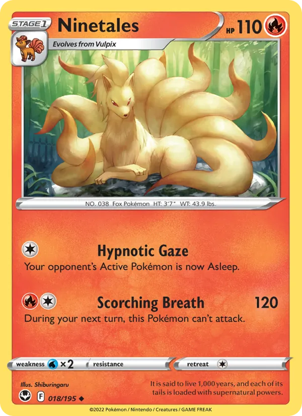 Ninetales – Silver Tempest 018