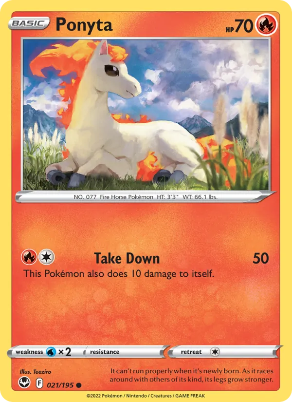 Ponyta – Silver Tempest 021