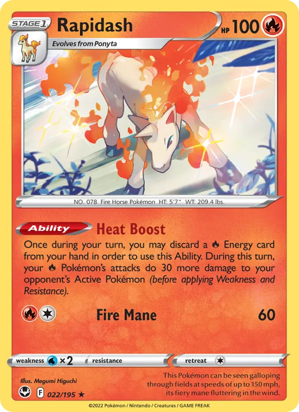 Rapidash – Silver Tempest 022