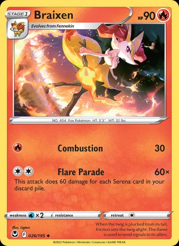 Braixen – Silver Tempest 026