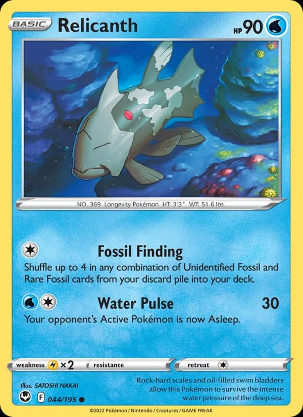 Relicanth – Silver Tempest 044