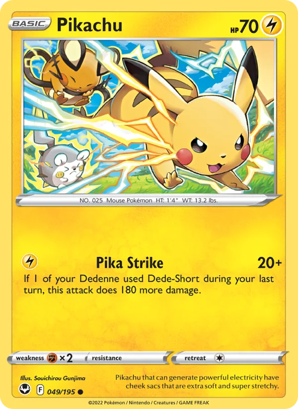 Pikachu – Silver Tempest 049