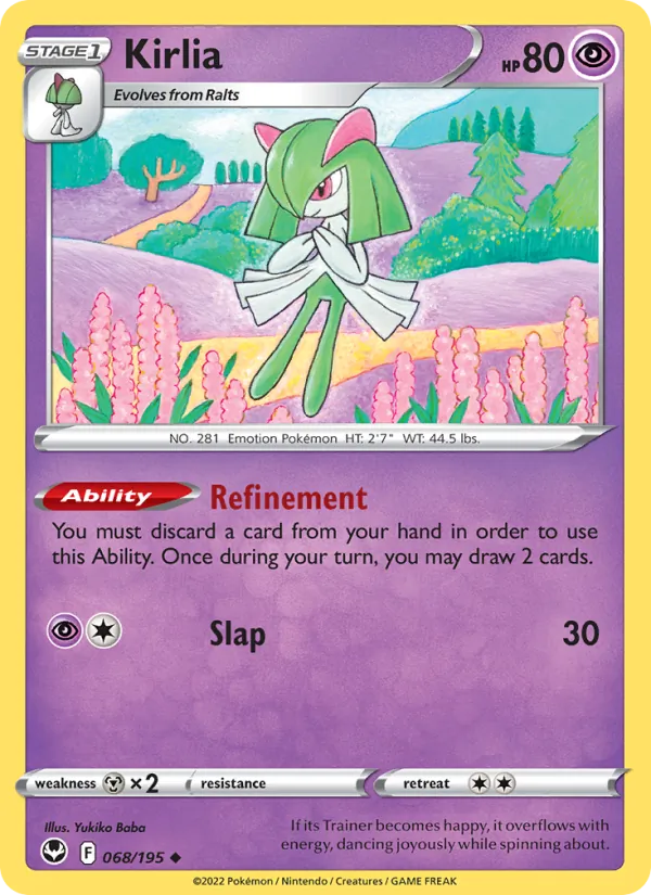 Kirlia – Silver Tempest 068