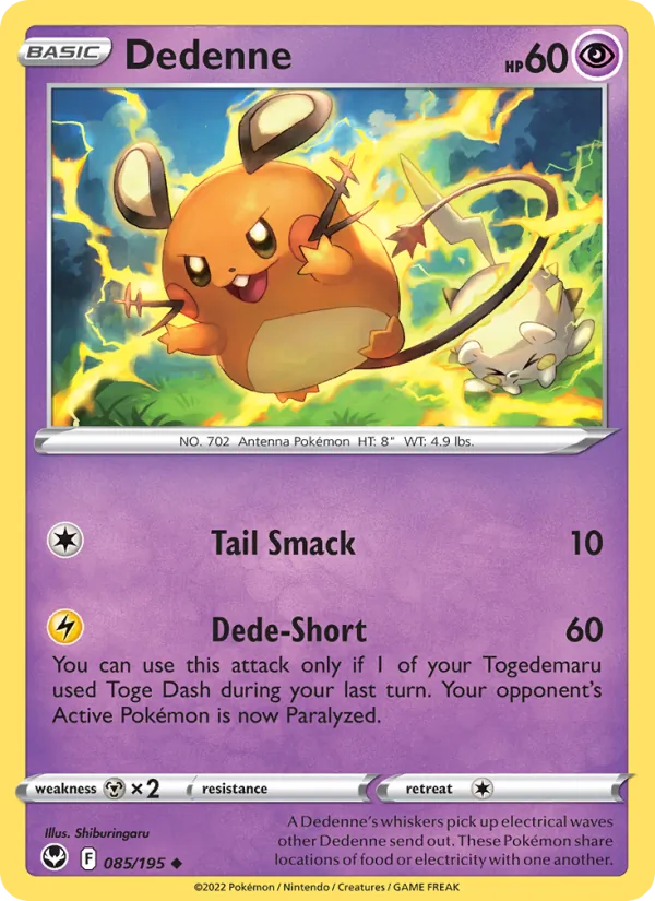 Dedenne – Silver Tempest 085
