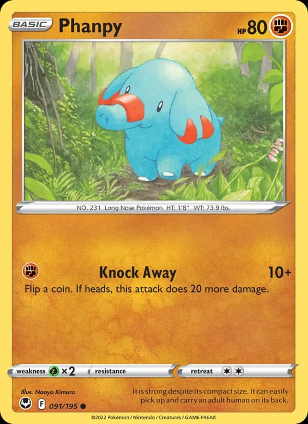 Phanpy – Silver Tempest 091