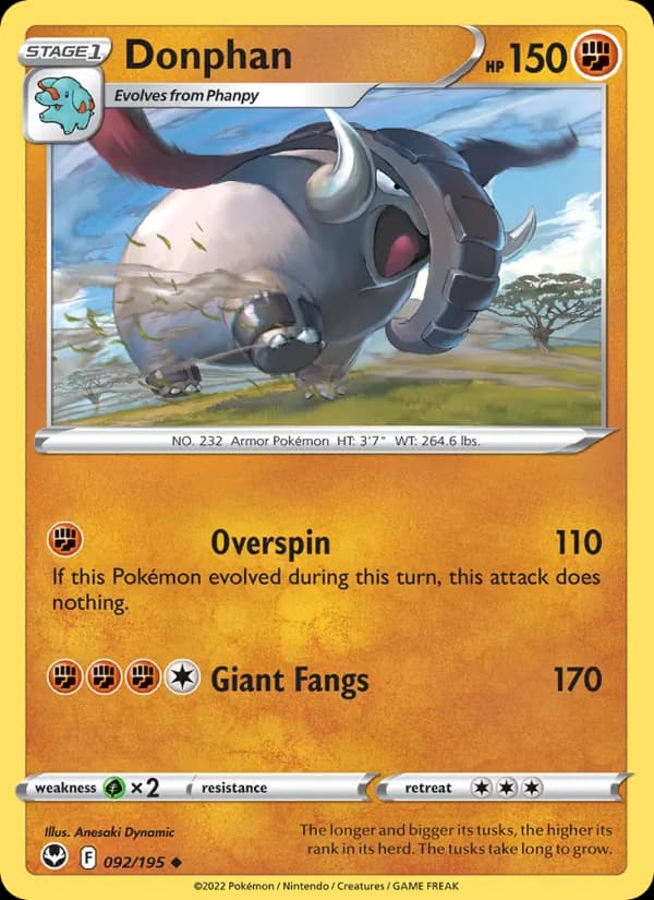 Donphan – Silver Tempest 092