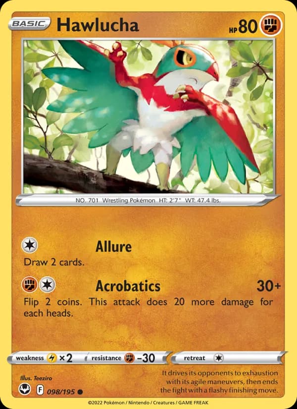 Hawlucha – Silver Tempest 098