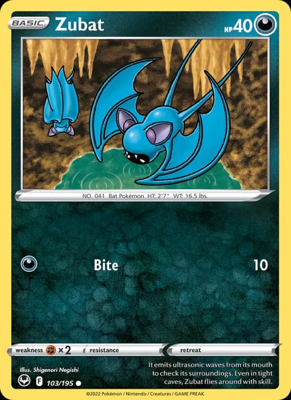 Zubat – Silver Tempest 103