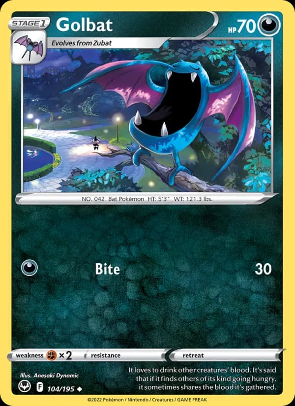 Golbat – Silver Tempest 104