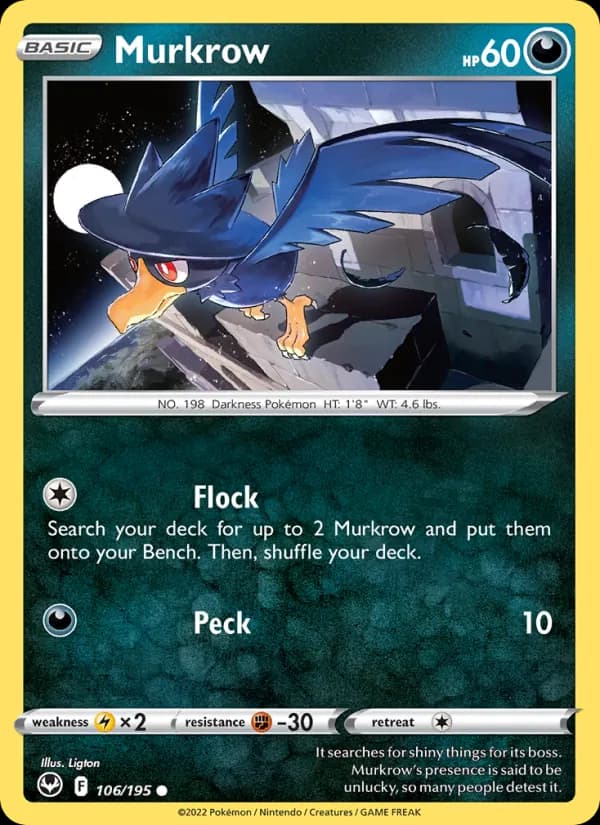 Murkrow – Silver Tempest 106