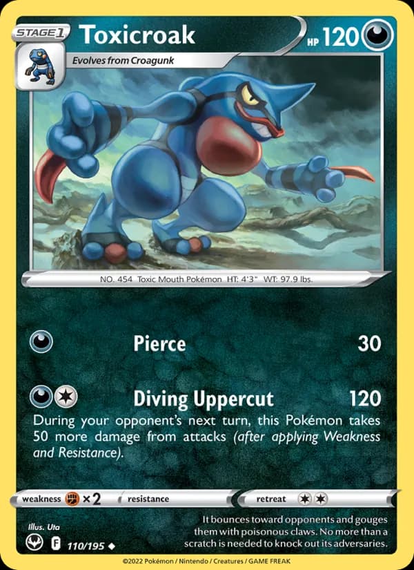 Toxicroak – Silver Tempest 110