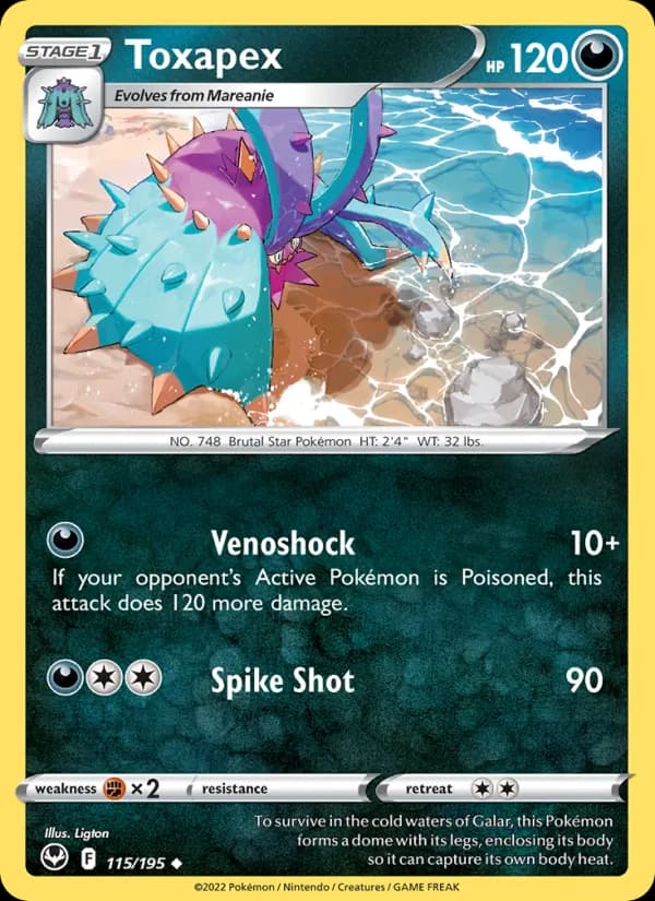 Toxapex – Silver Tempest 115