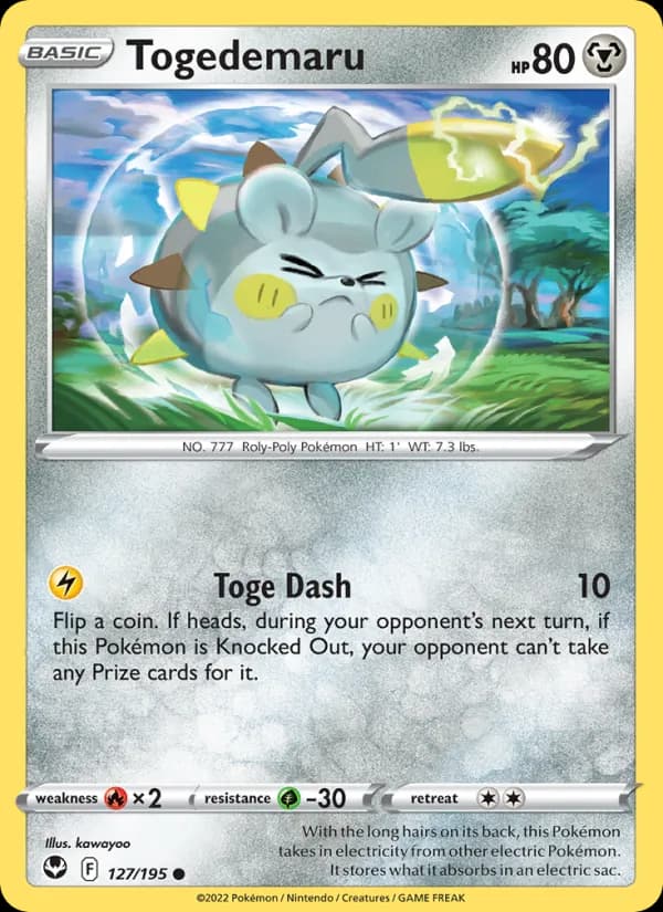 Togedemaru – Silver Tempest 127