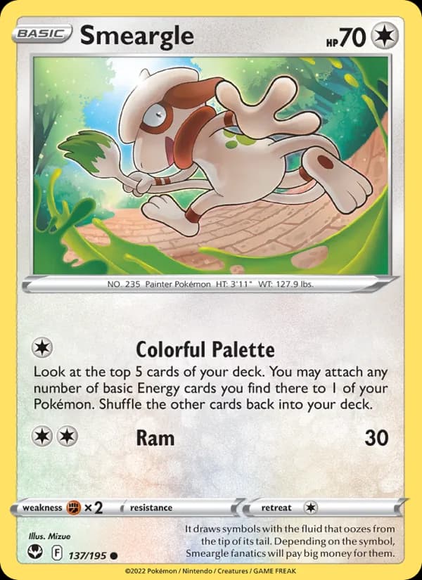 Smeargle – Silver Tempest 137