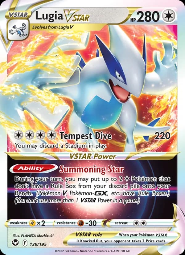 Lugia VSTAR – Silver Tempest 139