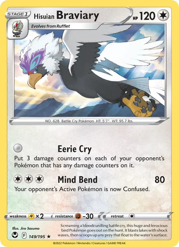 Hisuian Braviary – Silver Tempest 149