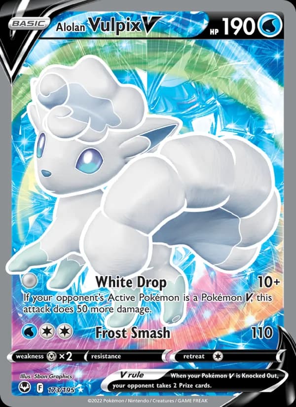 Alolan Vulpix V – Silver Tempest 173