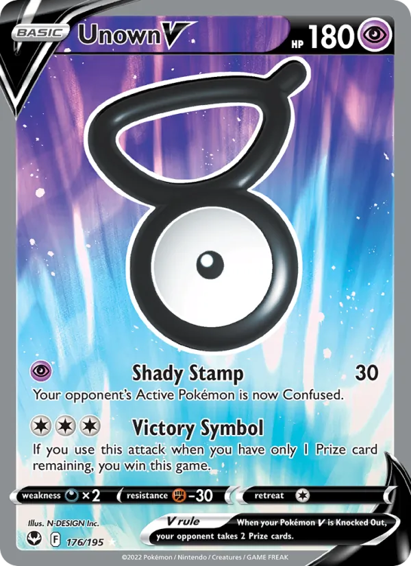 Unown V – Silver Tempest 176