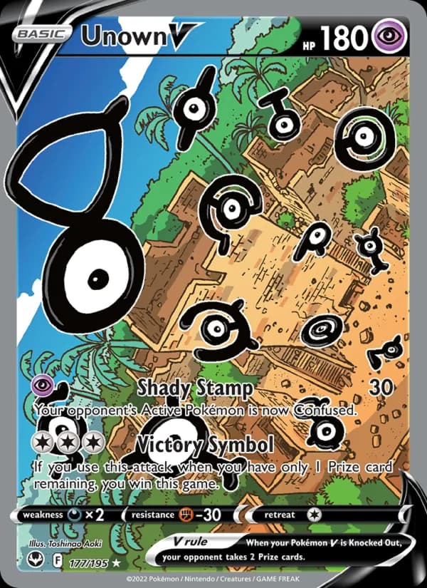 Unown V – Silver Tempest 177