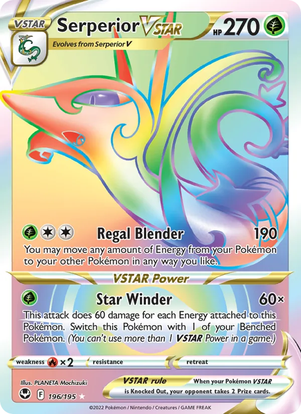 Serperior VSTAR – Silver Tempest 196