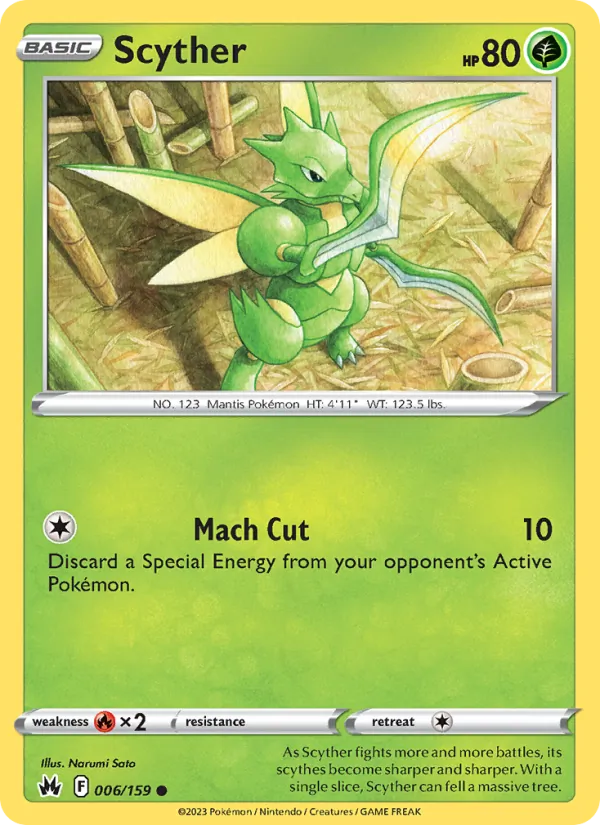 Scyther – Crown Zenith 006