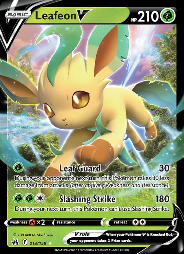 Leafeon V – Crown Zenith 013