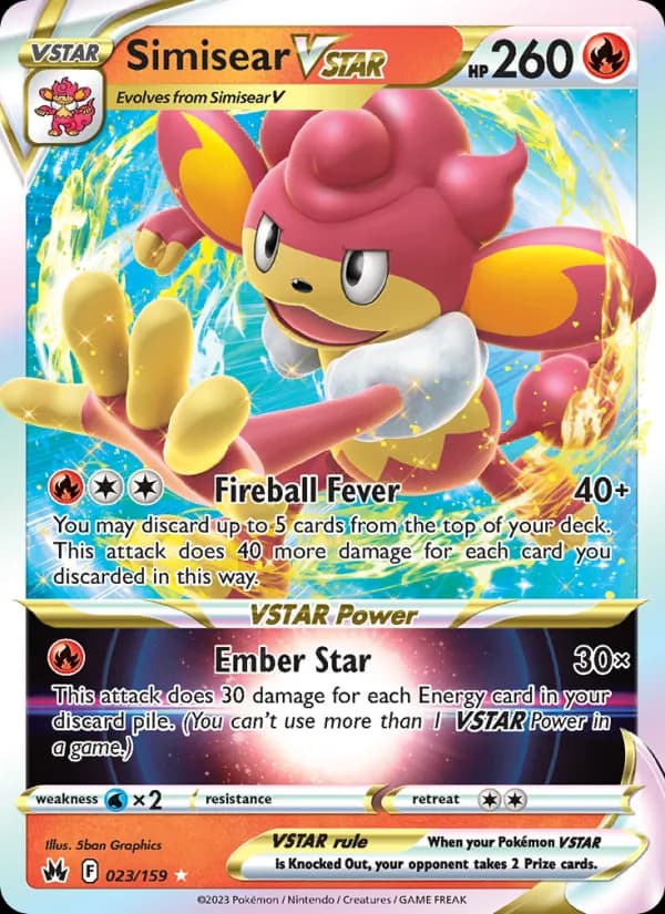 Simisear VSTAR – Crown Zenith 023